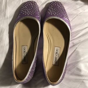 Jimmy Choo Ballet Flats, glitter